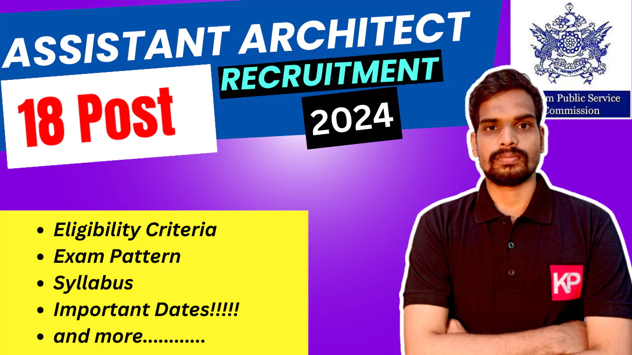Sikkim PSC Assistant Architect Recruitment 2024