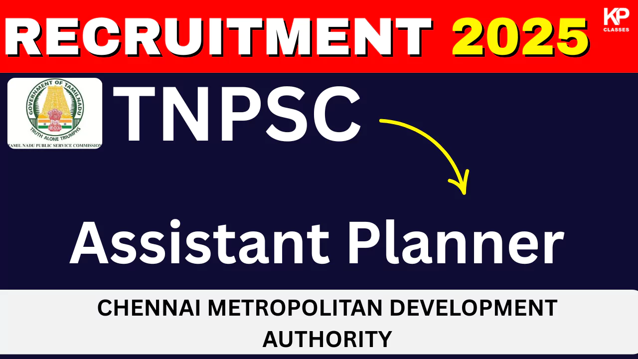 TNPSC Assistant Planner Recruitment 2025