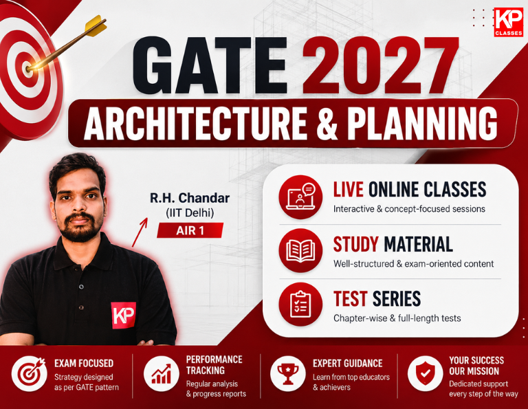 GATE 2027 ARCHITECTURE & PLANNING Online Live Classes
