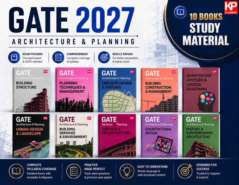 GATE 2027 ARCHITECTURE & PLANNING Study Material