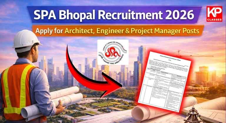 SPA Bhopal Recruitment 2026