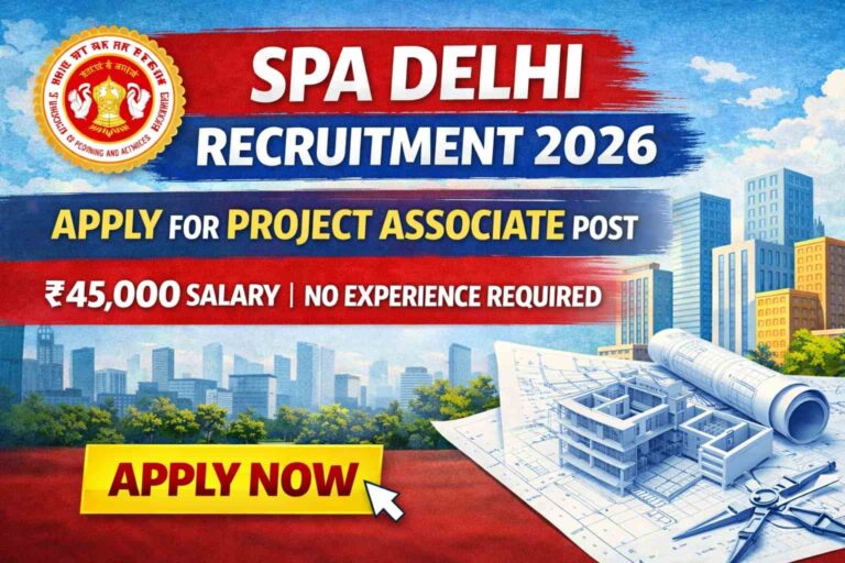 SPA Delhi Recruitment 2026
