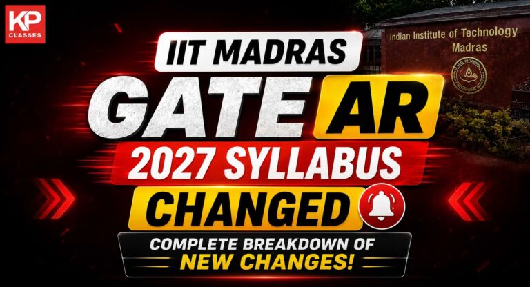 GATE 2027 Architecture Updated Syllabus