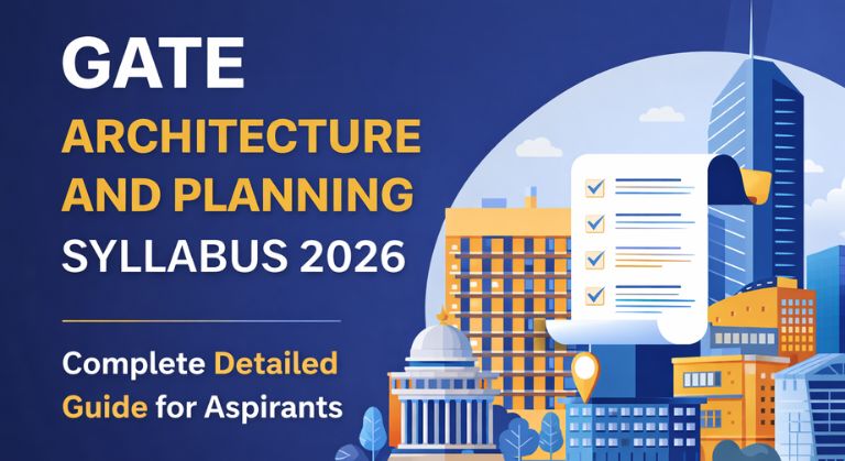 GATE Architecture and Planning Syllabus