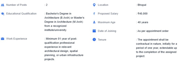 BDA Recruitment 2026 Notification Architect