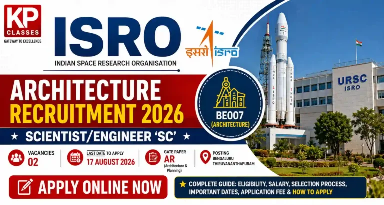 ISRO Architecture Recruitment 2026