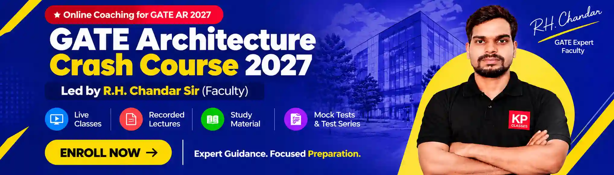 GATE Architecture Crash Course 2027