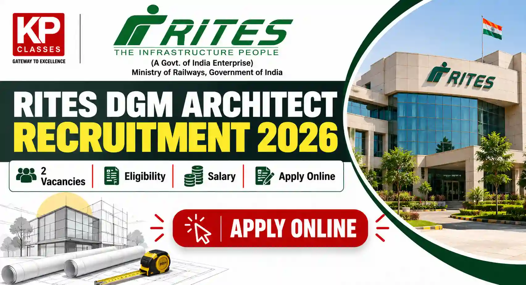 RITES DGM Architect Recruitment 2026